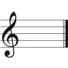 C Major key signature