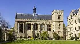 Pembroke College Hall over the Chapel Quad