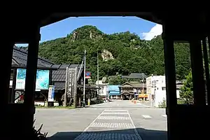 出站口外风景