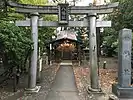 供奉加藤清正的八幡社，位于丰国神社西北方