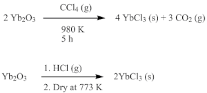 (YbCl3 preparation)