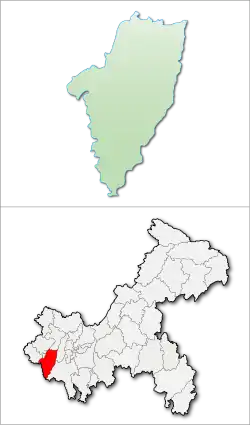 永川区的地理位置