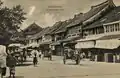 巴達維亞Weltevreden（：）的華人居住區，攝於1908至1911年間。