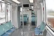 淡海輕軌電聯車內部