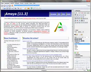 Amaya 11.3執行於Windows 7