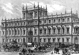 Image of Burlington House, London, in 1873