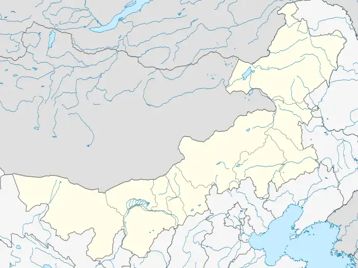 Map showing the location of 中国酒泉卫星发射中心