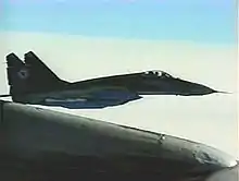 朝鮮空軍MiG-29，2003年由美國P-3獵戶座攝得。