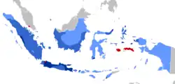 荷屬東印度擴張圖
  1600年代
  1700年代
  1800年代
  1900年-1942年