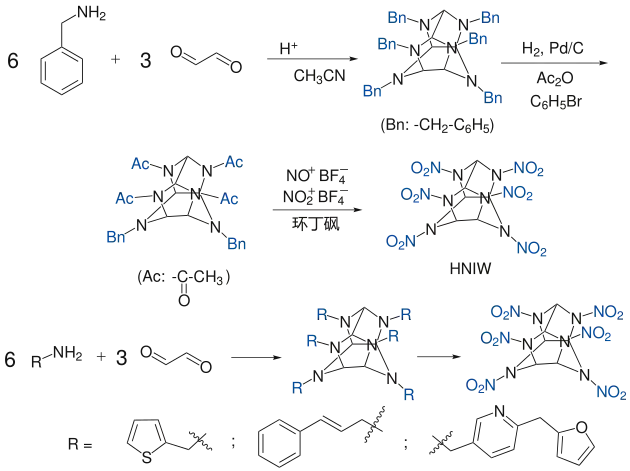 六硝基六氮杂异伍兹烷的合成
