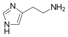 Histamine structure diagram