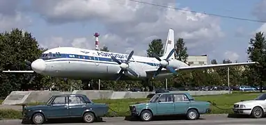 Il-18在谢列梅捷沃国际机场