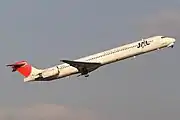 與日本佳速航空合併的日航麥道MD-90