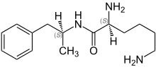 An image of the lisdexamfetamine compound