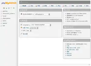 phpMyAdmin 截图