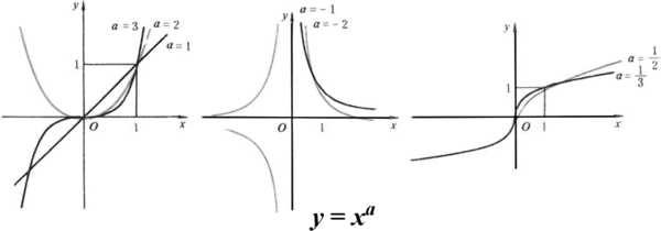 几种常见的幂函数图像