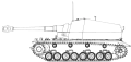 K 18野戰自走炮/驅逐戰車設計。