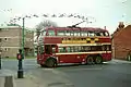 1966年英国雷丁的双层無軌電車