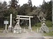 日本岐阜坂祝神社的神明鸟居