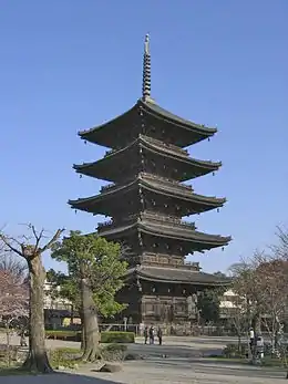 位於東寺的日本最高寺院