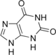 Chemical structure of xanthine