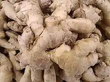 a pile of ginger